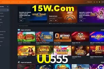 Interface moderna da plataforma UU555